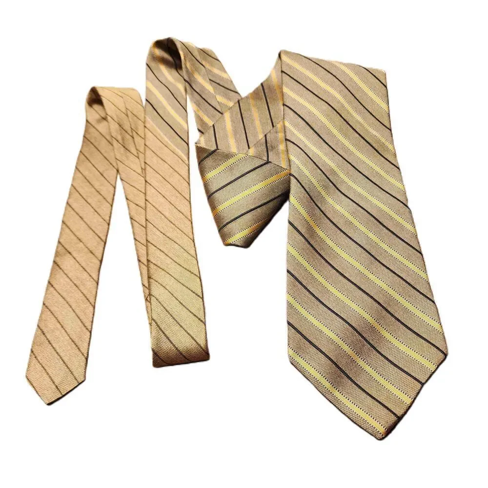 Tommy Hilfiger Multicolor Striped‎ Pattern Tie 100% Silk Italian Mens 58×3.5